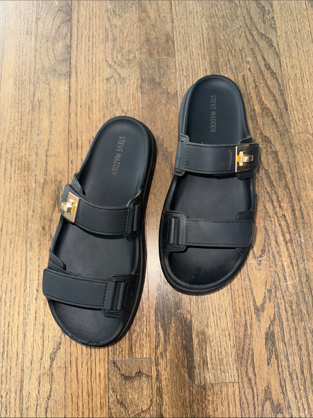 NWOT Steve Madden Platform Slide Sandals